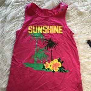 Girls Pink Tank Top